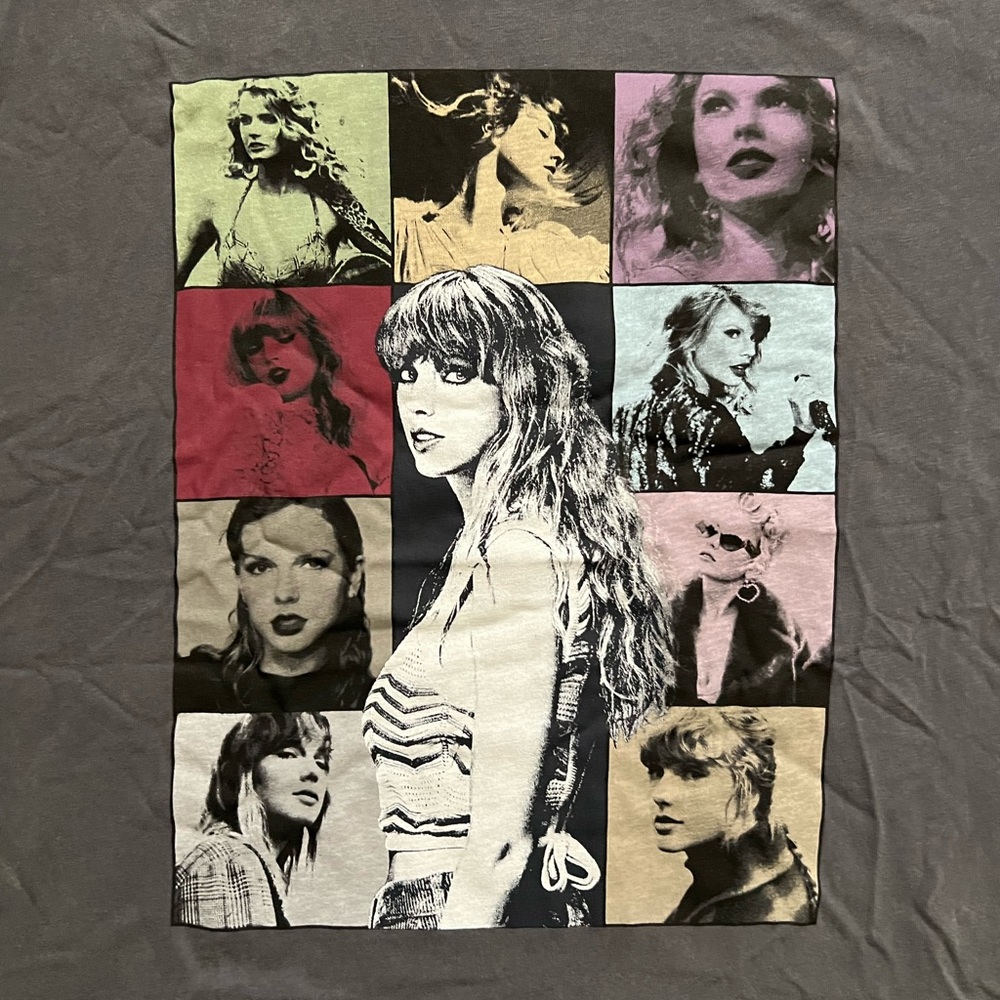 Taylor swift Eras Tour US shirt gray size medium M NWOT